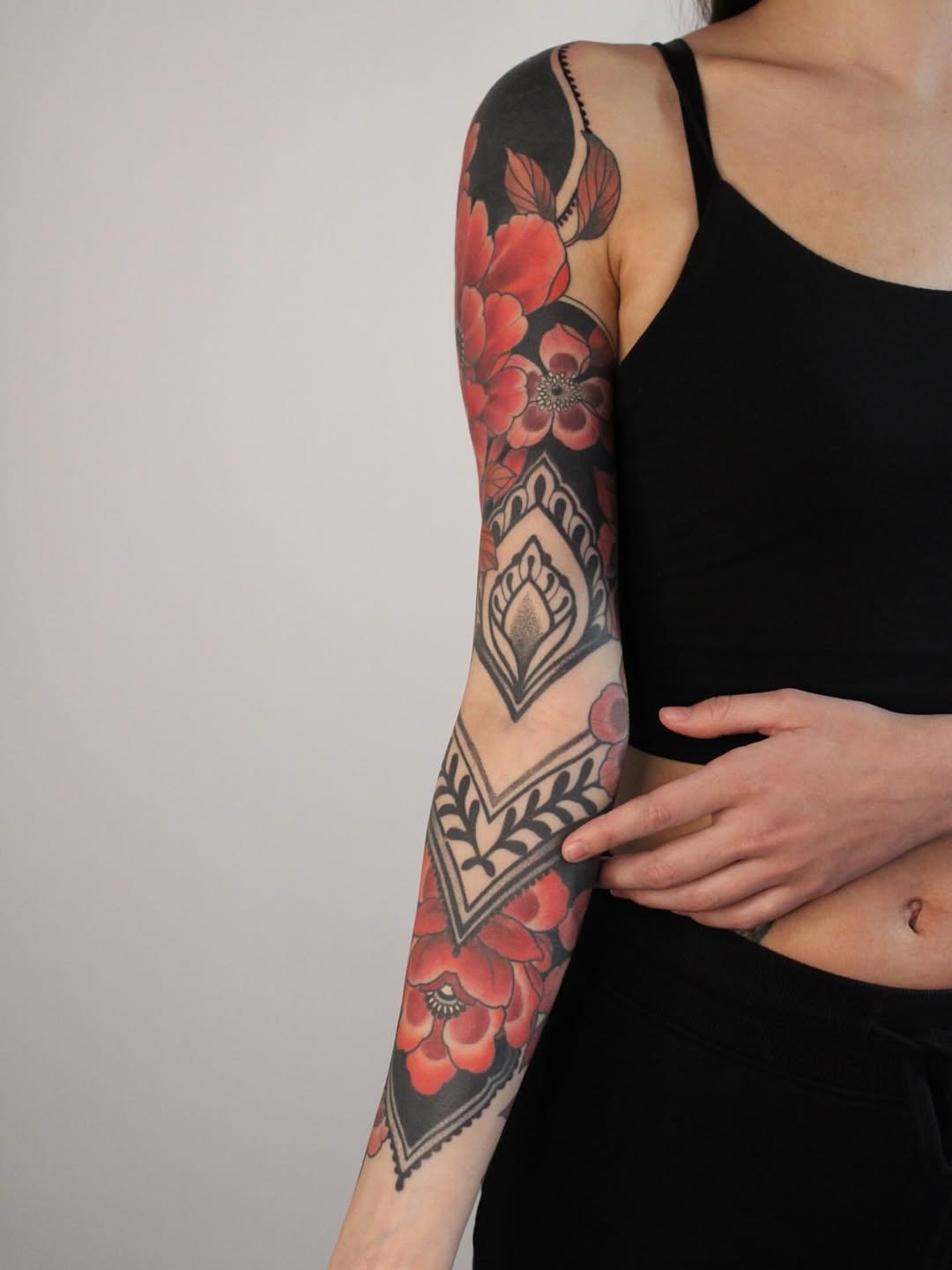 Tattoo by @attackofthe50footwoman — japanese_irezumi, blackwork