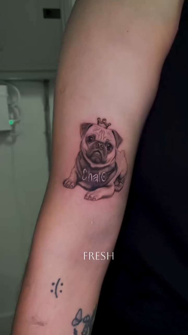 Tattoo by @sayhello.ink โ fine_line, black_and_grey