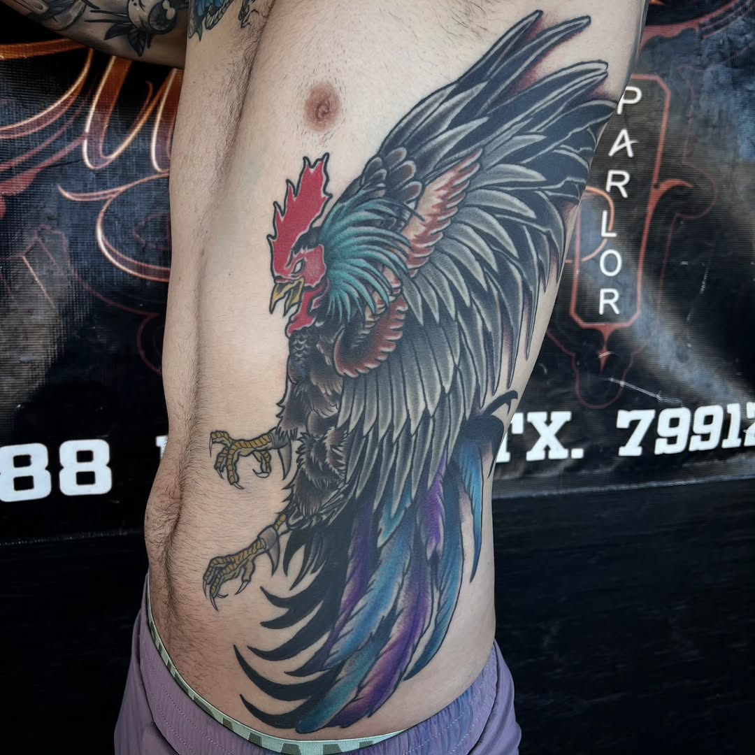 Tattoo by @phatboi915 โ japanese_irezumi, black_and_grey