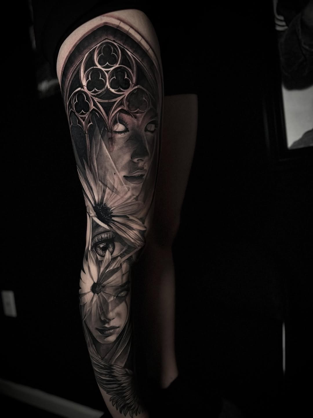 Tattoo by @inks.exoticc — realism, black_and_grey