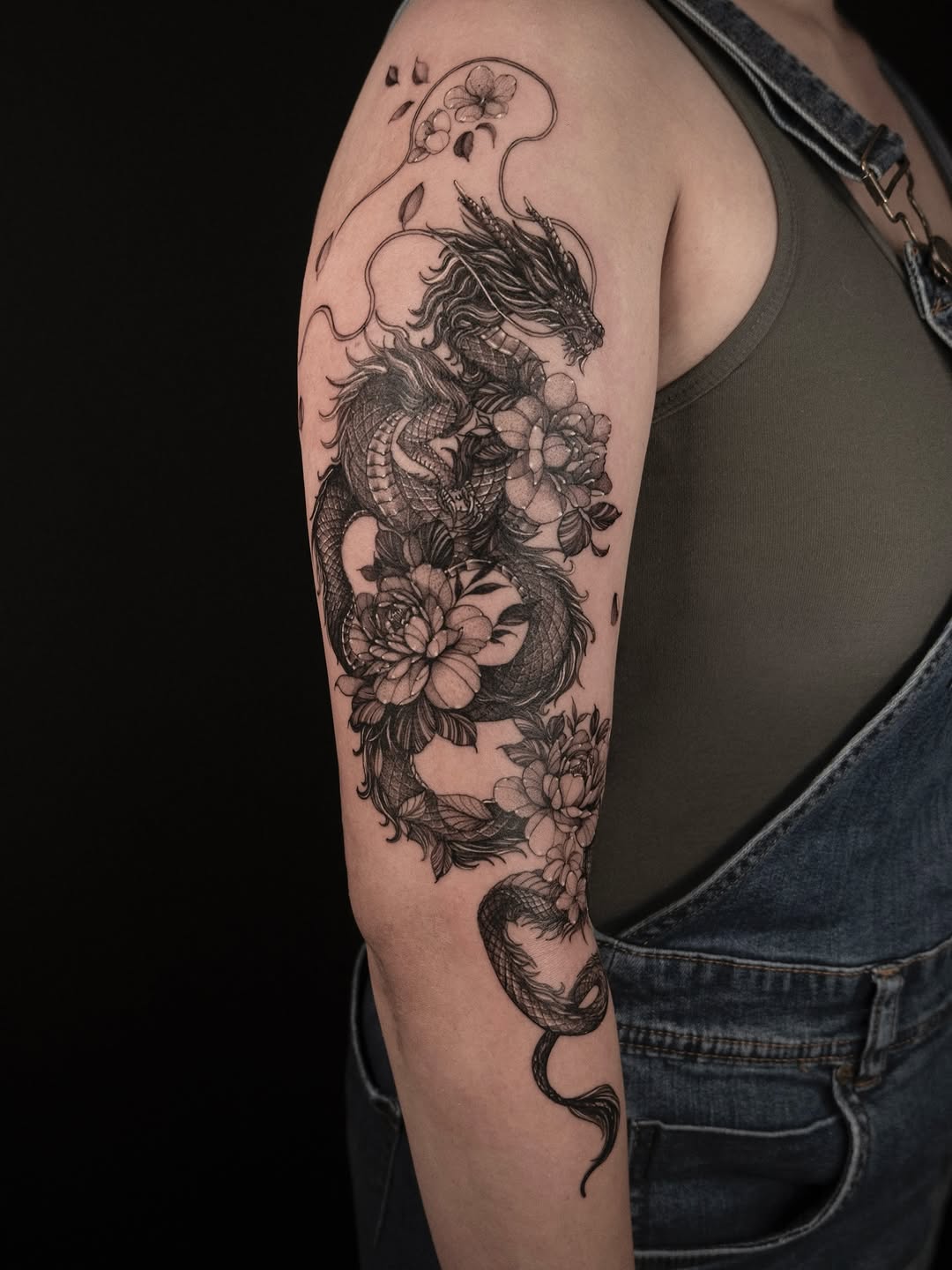 Tattoo by @wong_tattooer — japanese_irezumi, black_and_grey