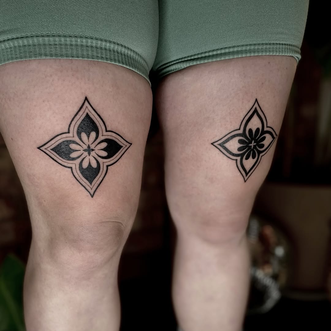 Tattoo by @tatemarthatattoo — geometric, blackwork