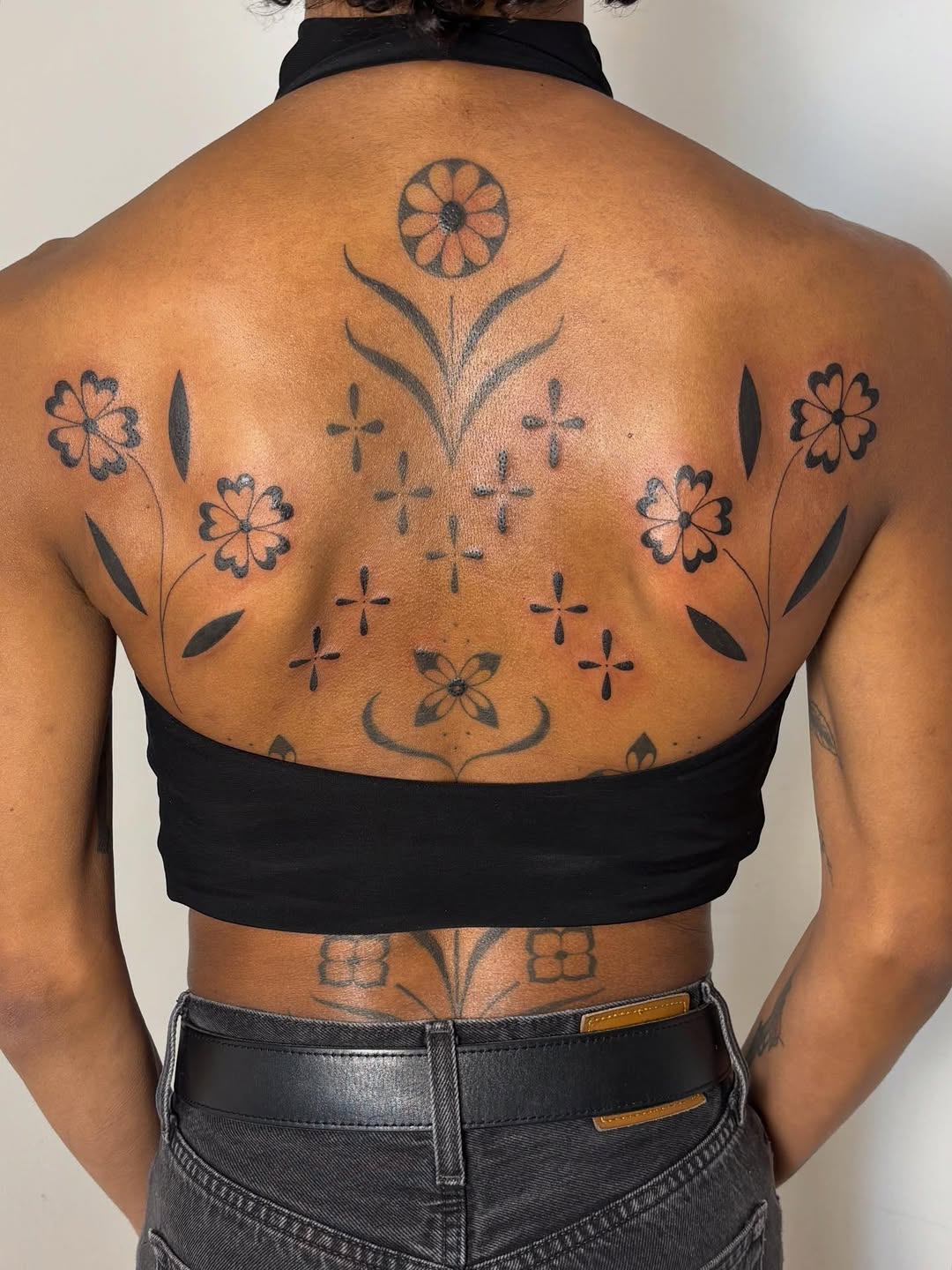 Tattoo by @flowers.for.all.occasions โ fine_line, blackwork