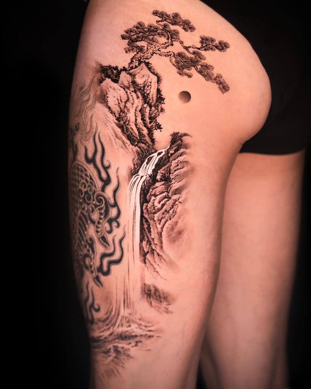 Tattoo by @rizn__tattoo — black_and_grey, realism