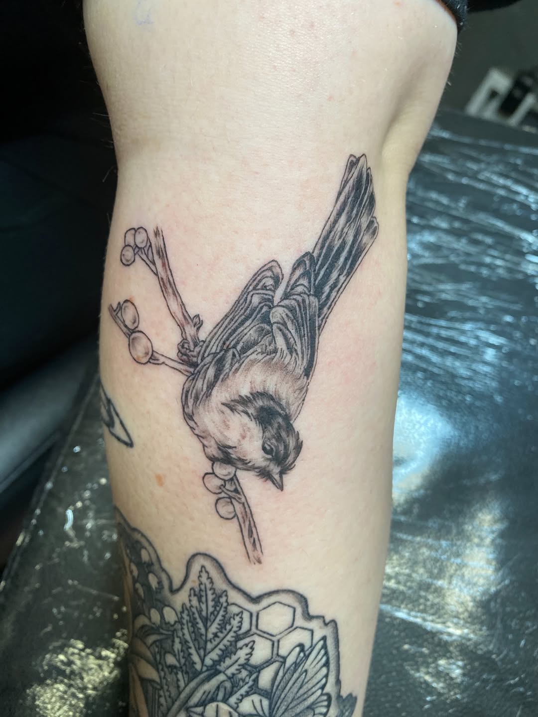 Tattoo by @by_mack — black_and_grey