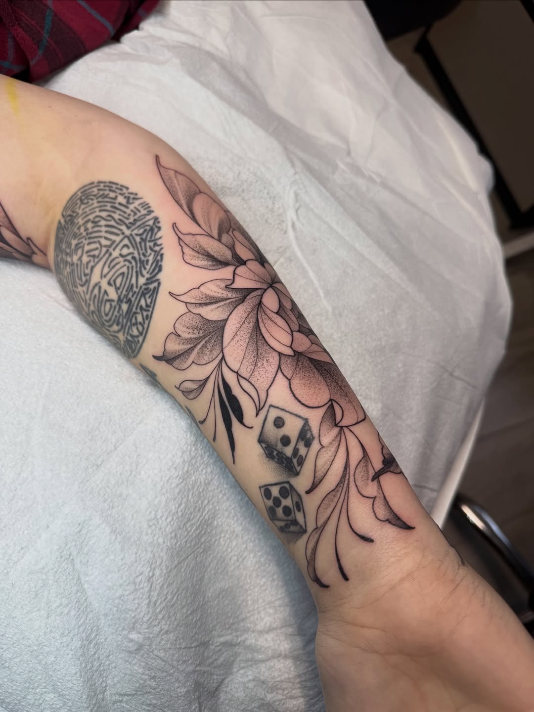 Tattoo by @taybeetattoo — black_and_grey, realism