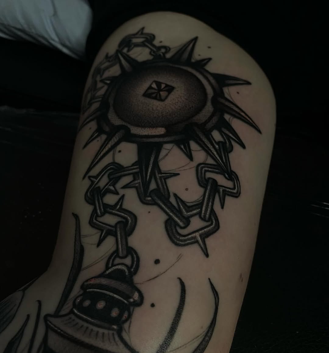 Tattoo by @taylorelizabethtattoos β black_and_grey, dark_realism