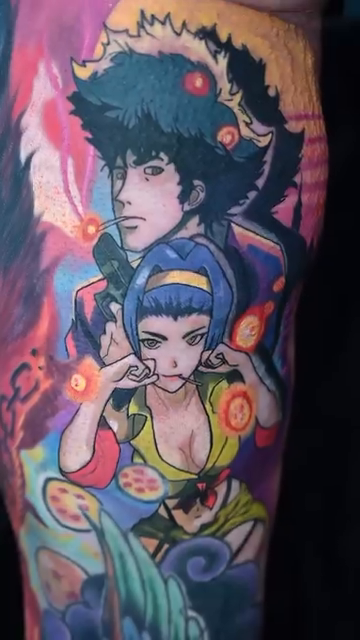 Tattoo by @hawkjackson — anime