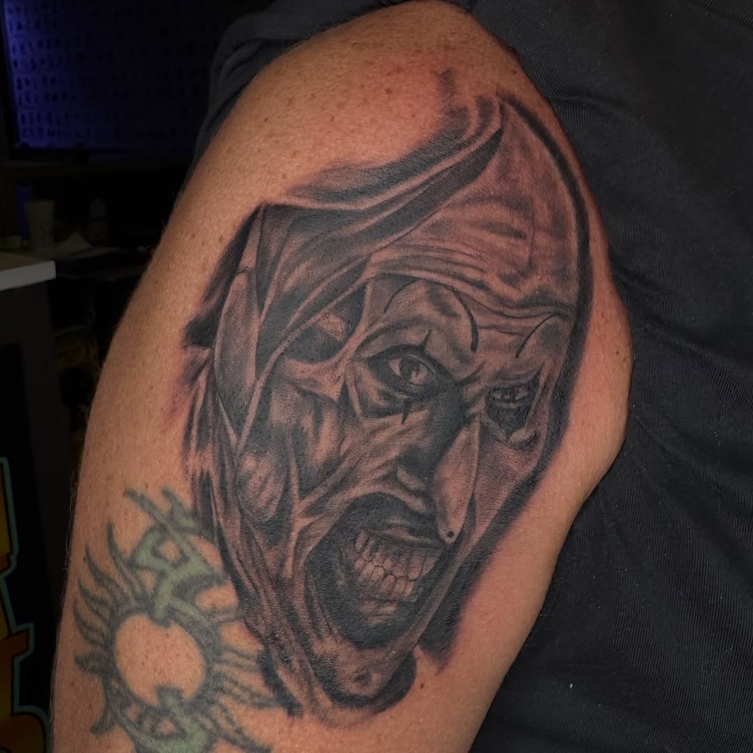 Tattoo by @lostshawntatz — black_and_grey, realism