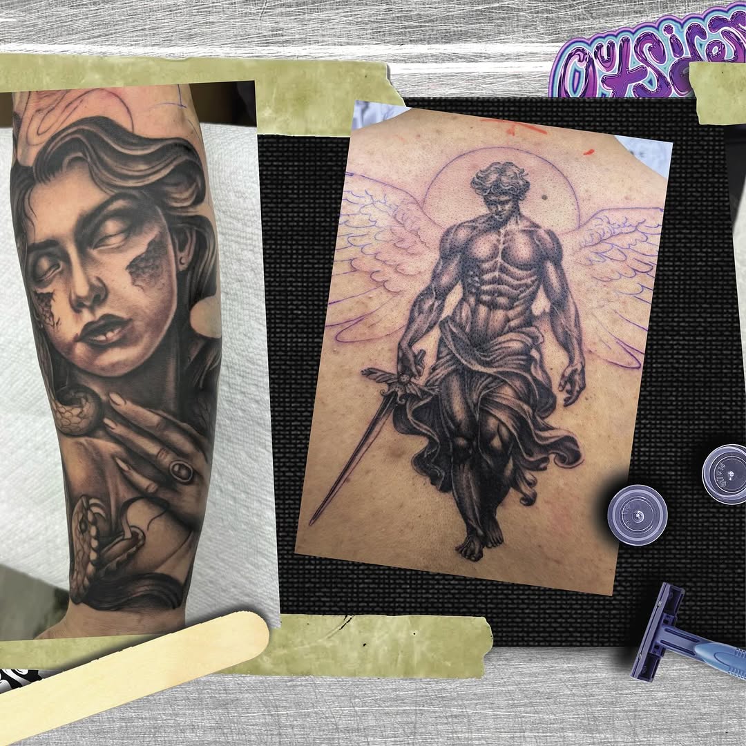 Tattoo by @armonlaleh β realism, black_and_grey