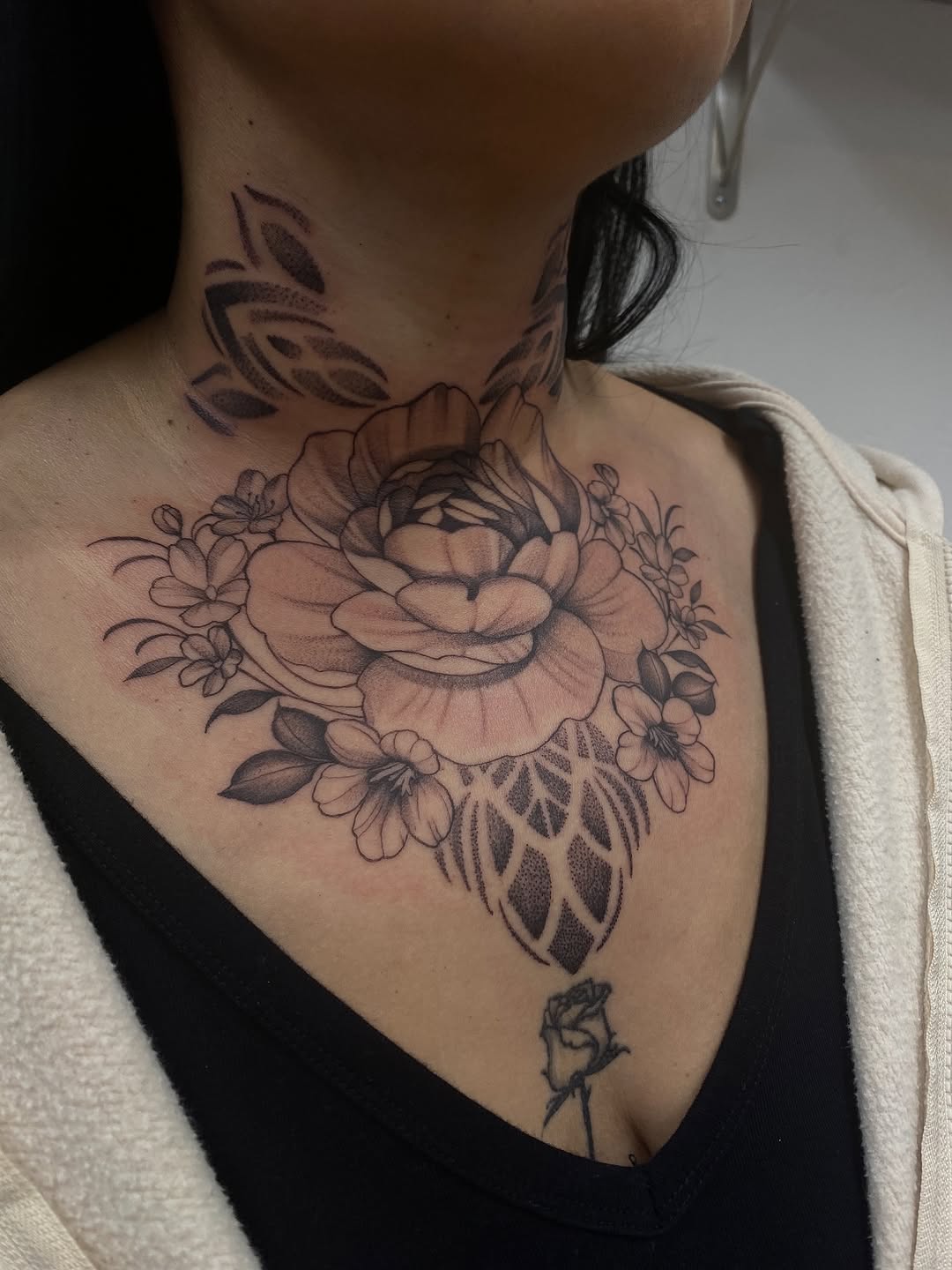Tattoo by @cody.tatts — black_and_grey, ornamental