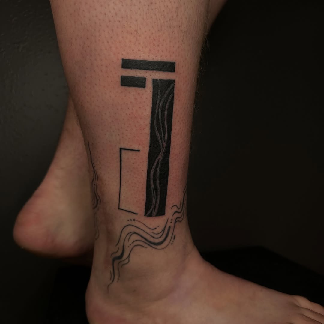 Tattoo by @tapiotats — geometric, blackwork
