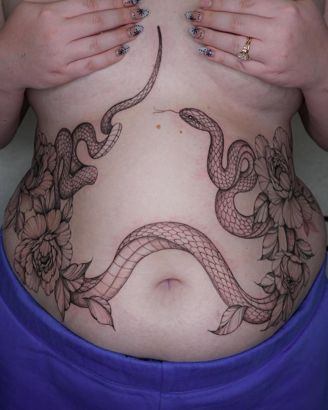 Tattoo by @lovergirltattoos_ — black_and_grey