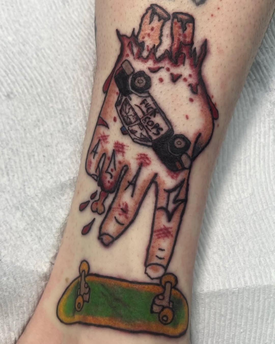 Tattoo by @needles.jpeg β ignorant, trash_polka