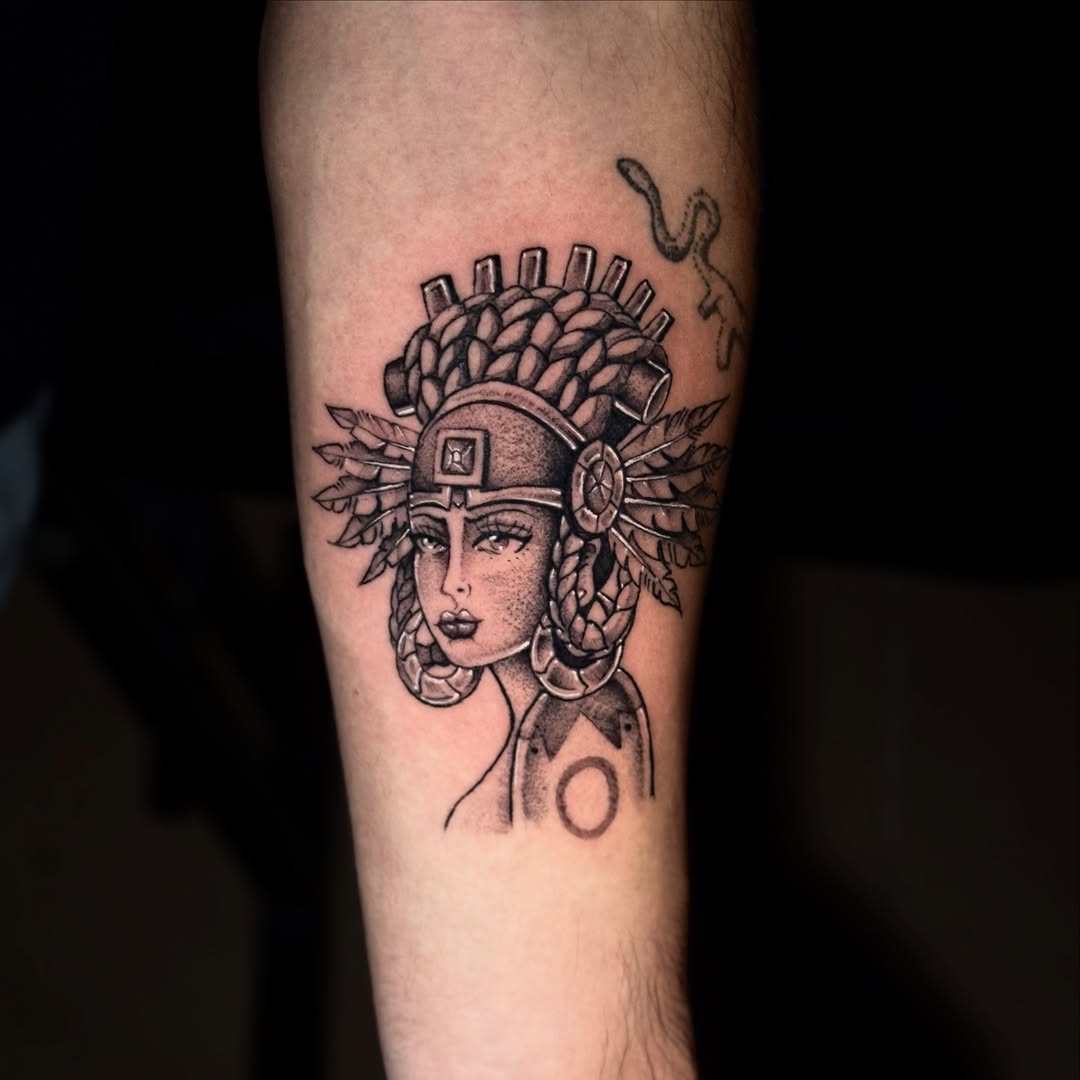 Tattoo by @sadfoo_tattoo โ black_and_grey