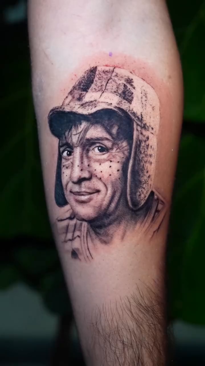 Tattoo by @luees___ β realism, black_and_grey