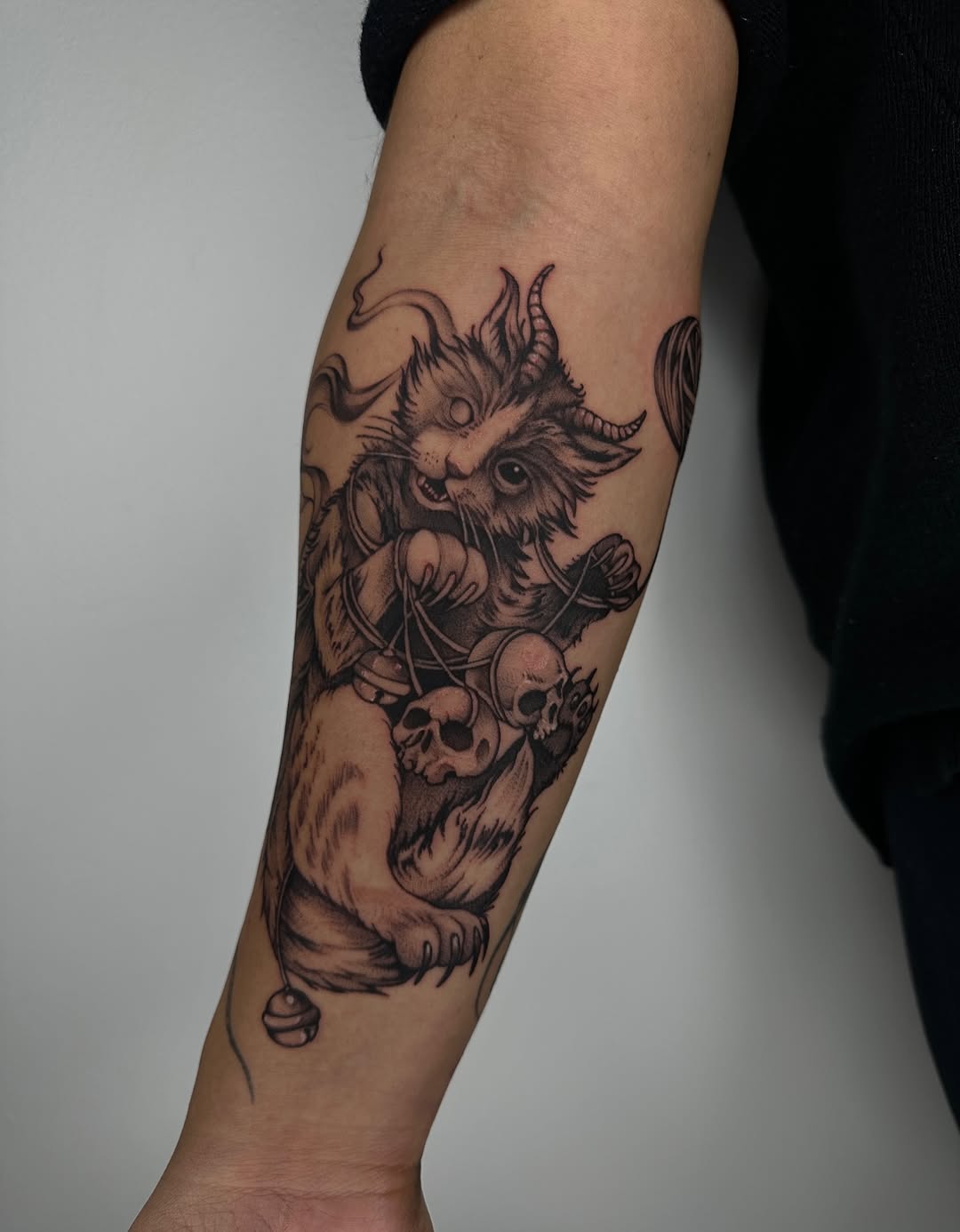 Tattoo by @art_lllex — dark_realism, black_and_grey