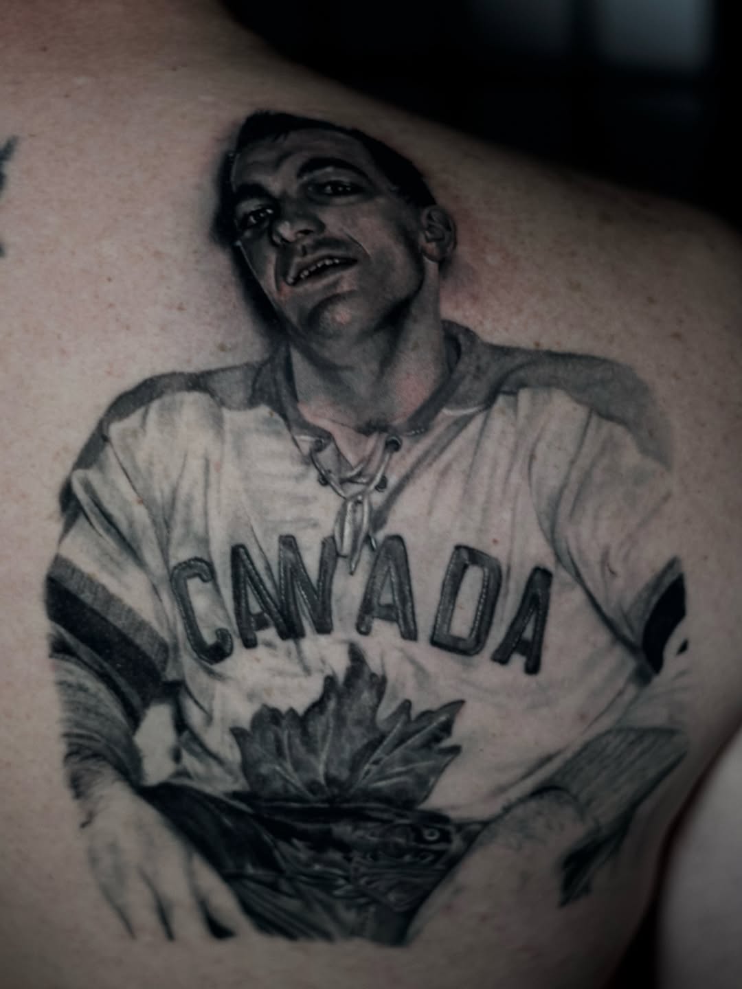 Tattoo by @hipsgts — realism, black_and_grey