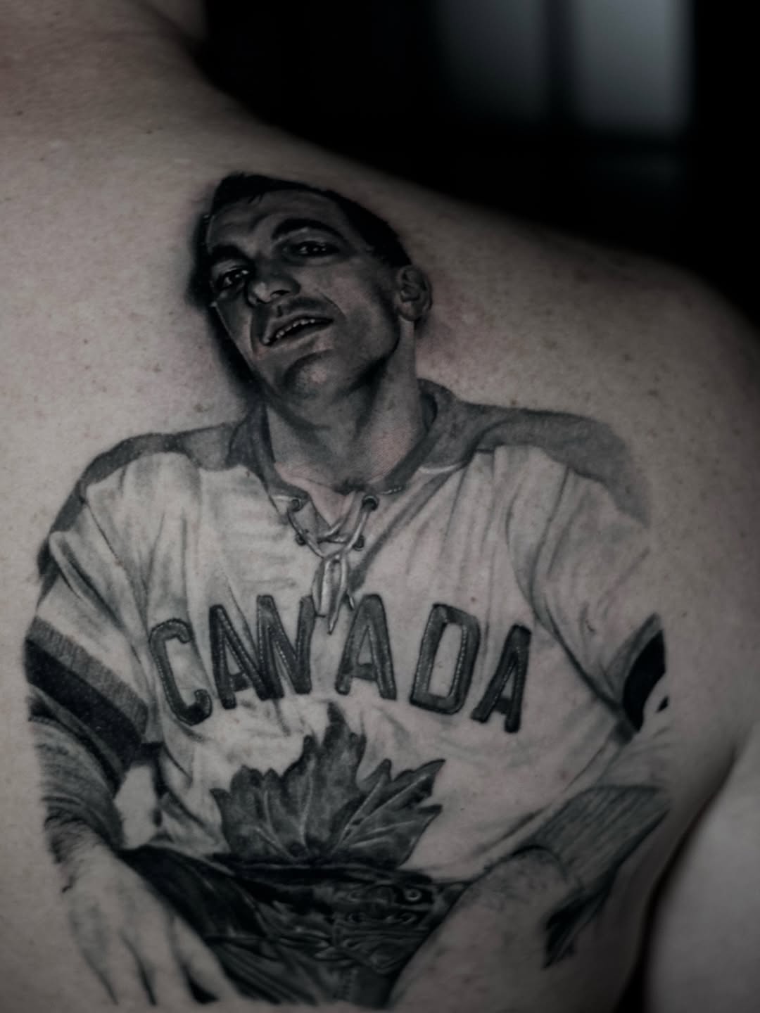 Tattoo by @hipsgts — realism, black_and_grey