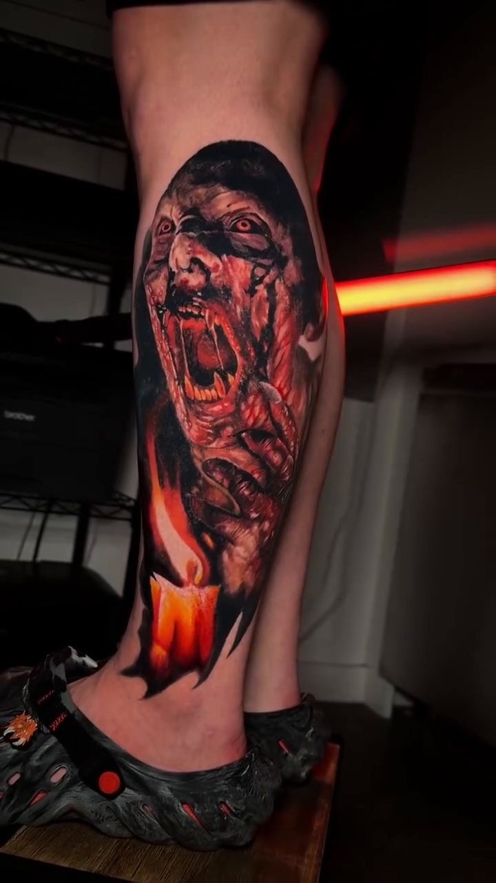 Tattoo by @katenski.ink โ realism, dark_realism