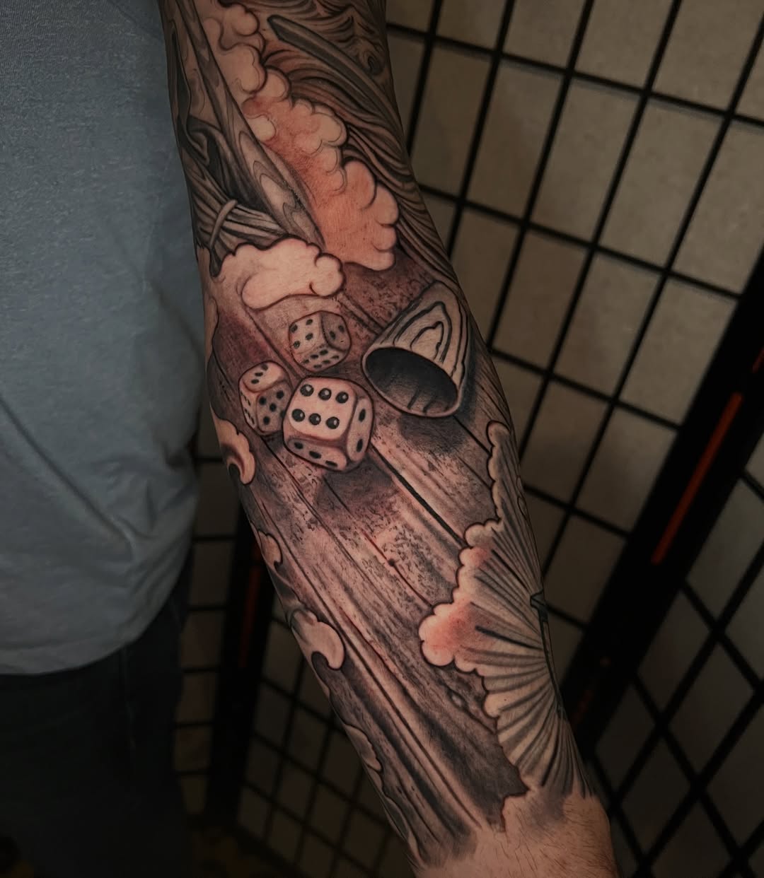 Tattoo by @jonmesatattoos โ realism, black_and_grey