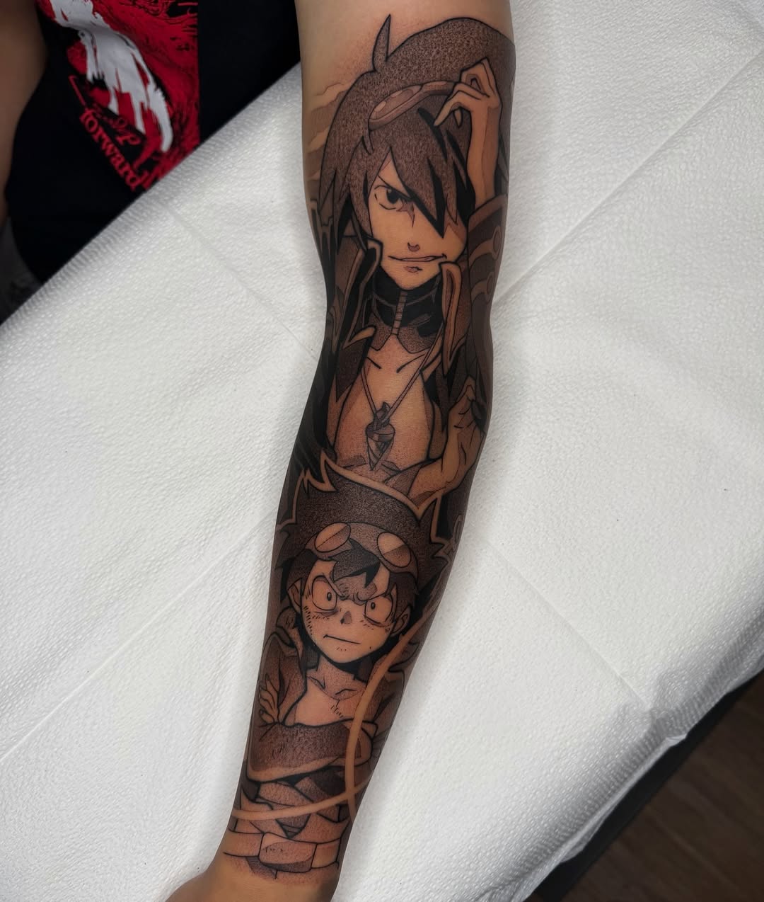 Tattoo by @z__tattoos — anime