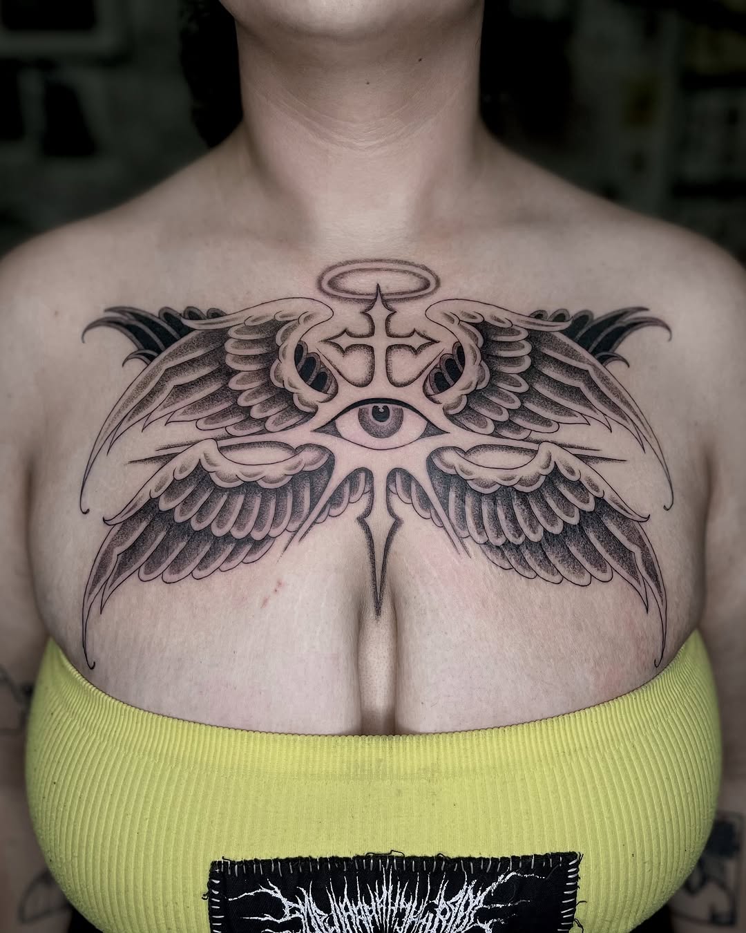 Tattoo by @jakeryantats — black_and_grey, dark_realism