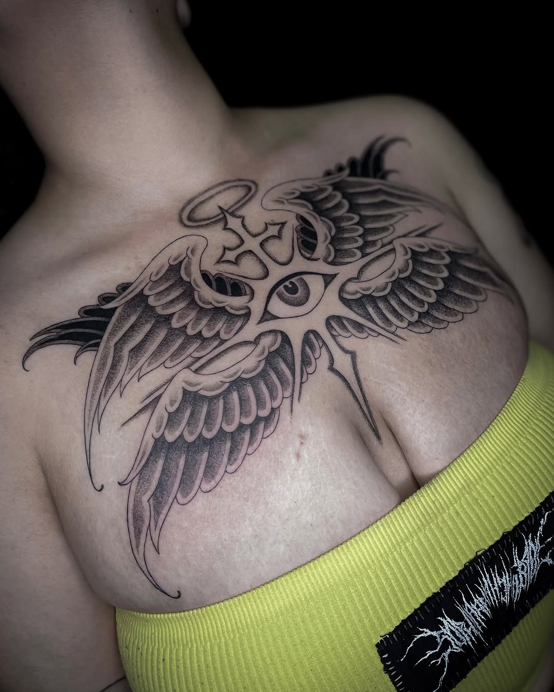 Tattoo by @jakeryantats — black_and_grey, dark_realism