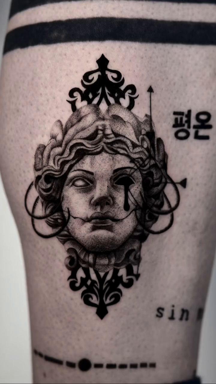 Tattoo by @marcepul.ink β black_and_grey, realism