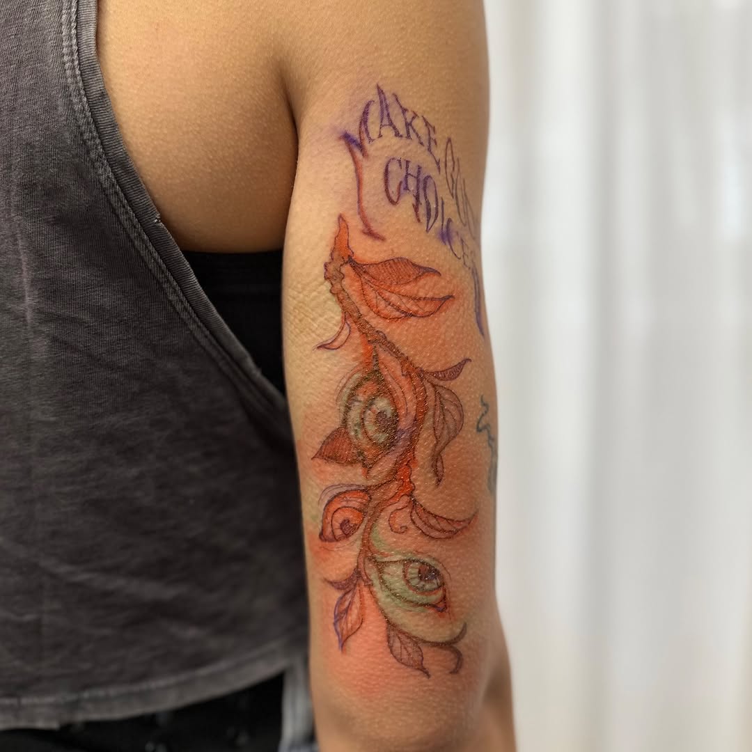 Tattoo by @amamor.art — fine_line, illustrative