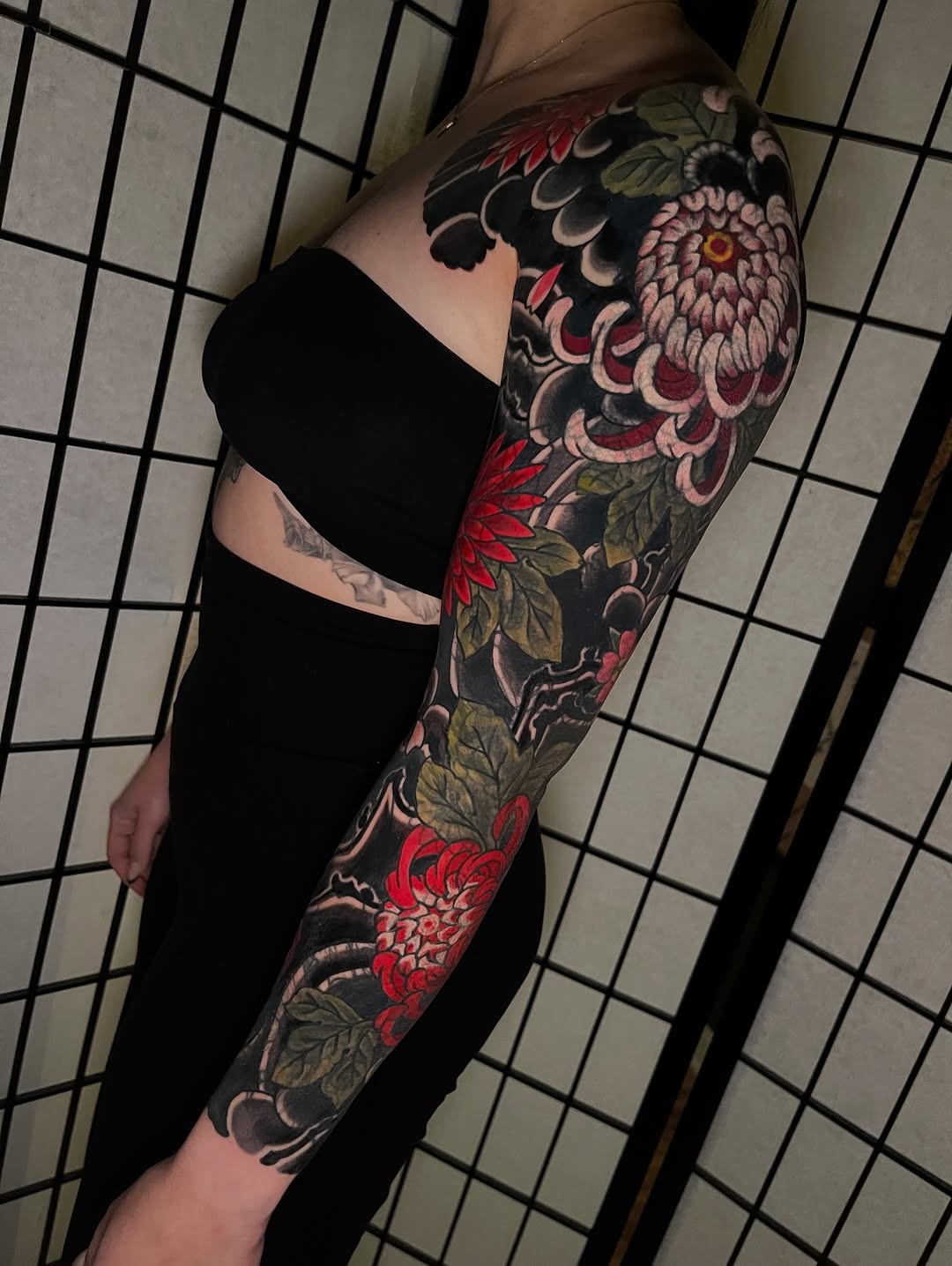 Tattoo by @jakeriveratattoo — japanese_irezumi, black_and_grey
