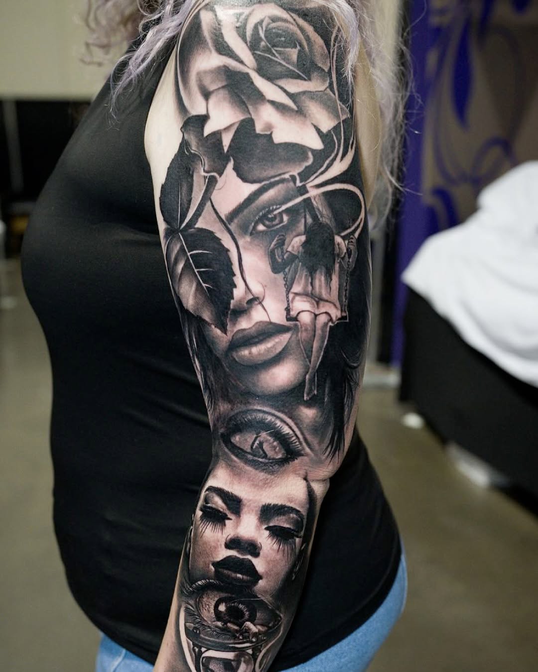 Tattoo by @satchmoe_art — realism, dark_realism