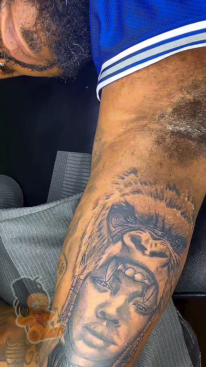 Tattoo by @inkbykimchi — realism, black_and_grey
