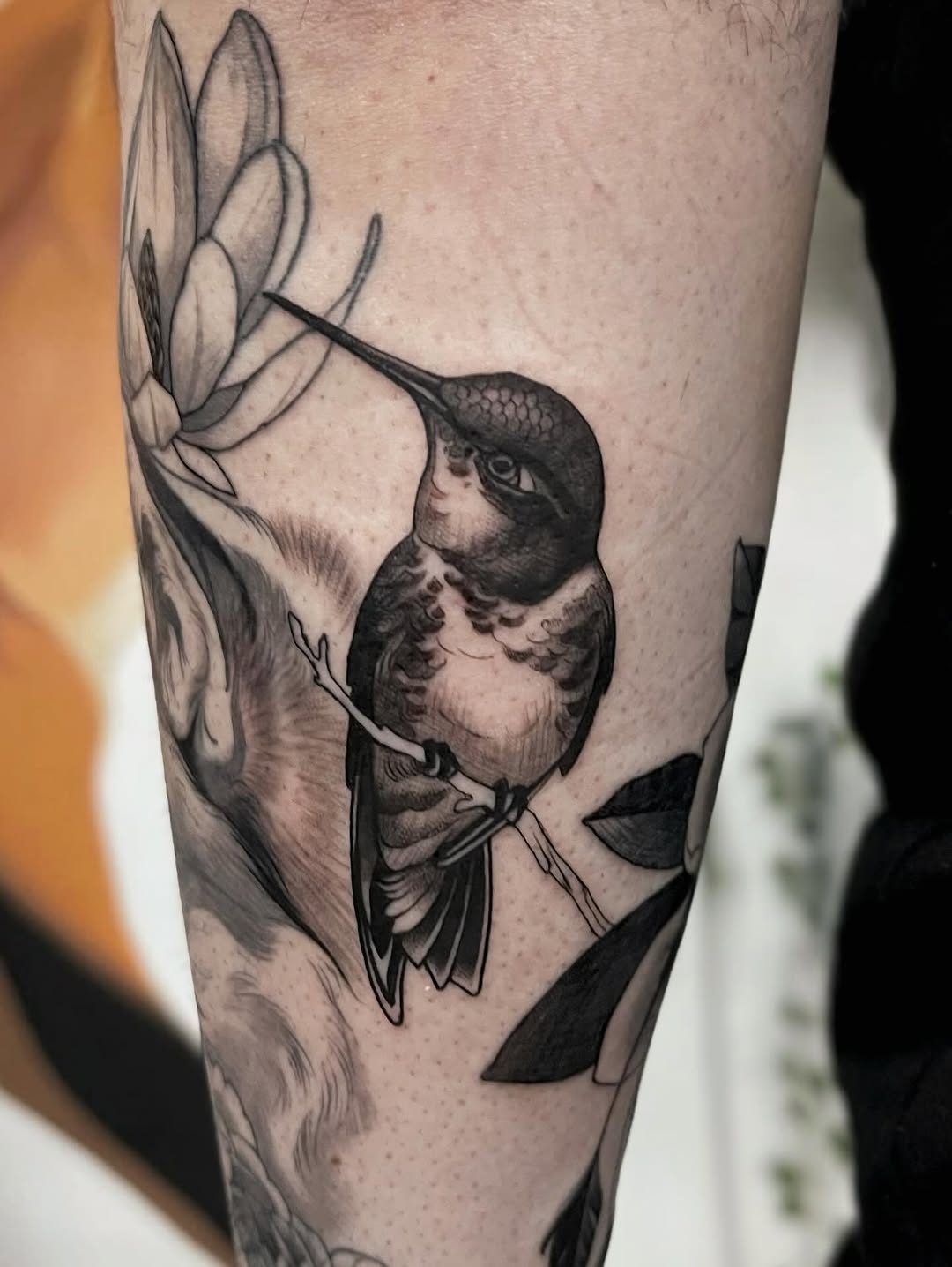 Tattoo by @rachelmillertattoos — realism, black_and_grey