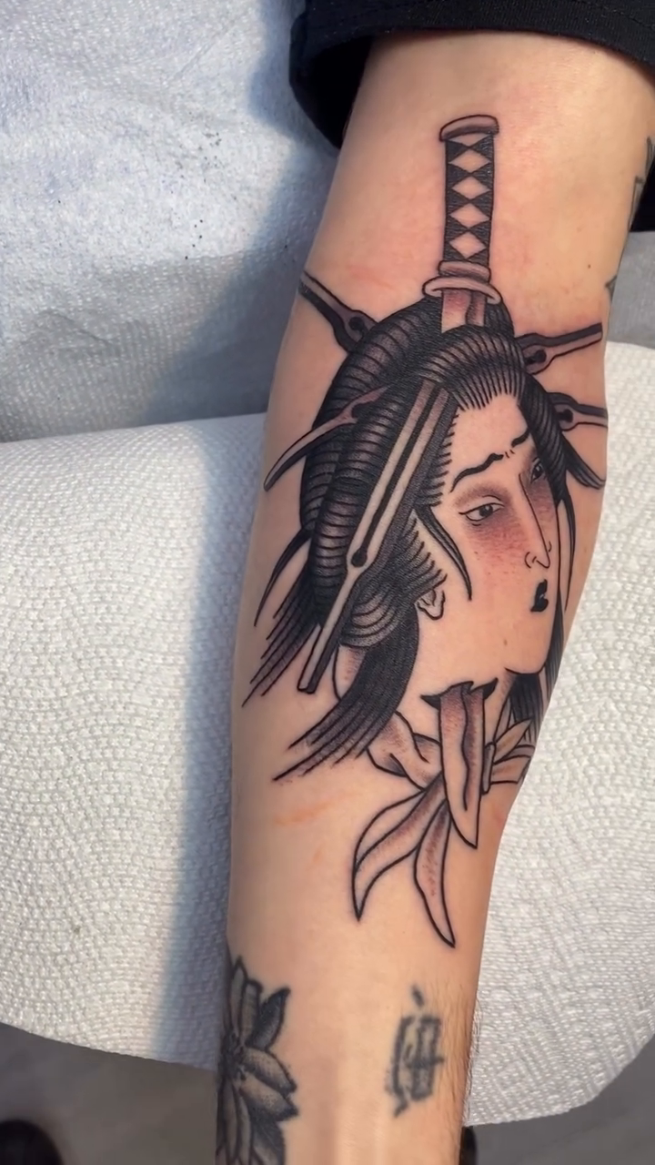 Tattoo by @tattoosbydice — japanese_irezumi, neo_traditional