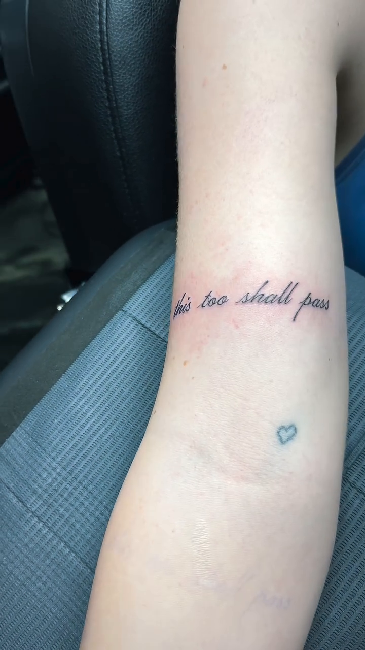 Tattoo by @tattoos_near_me — lettering_script, fine_line