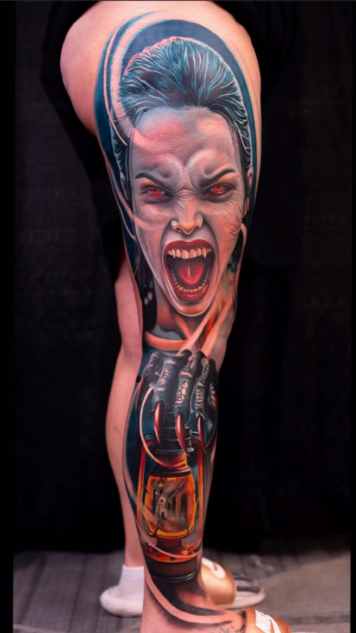Tattoo by @big_c._tattoos — realism, black_and_grey