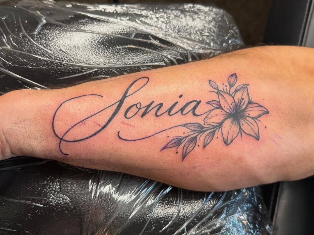 Tattoo by @tattedupby_vidal — lettering_script