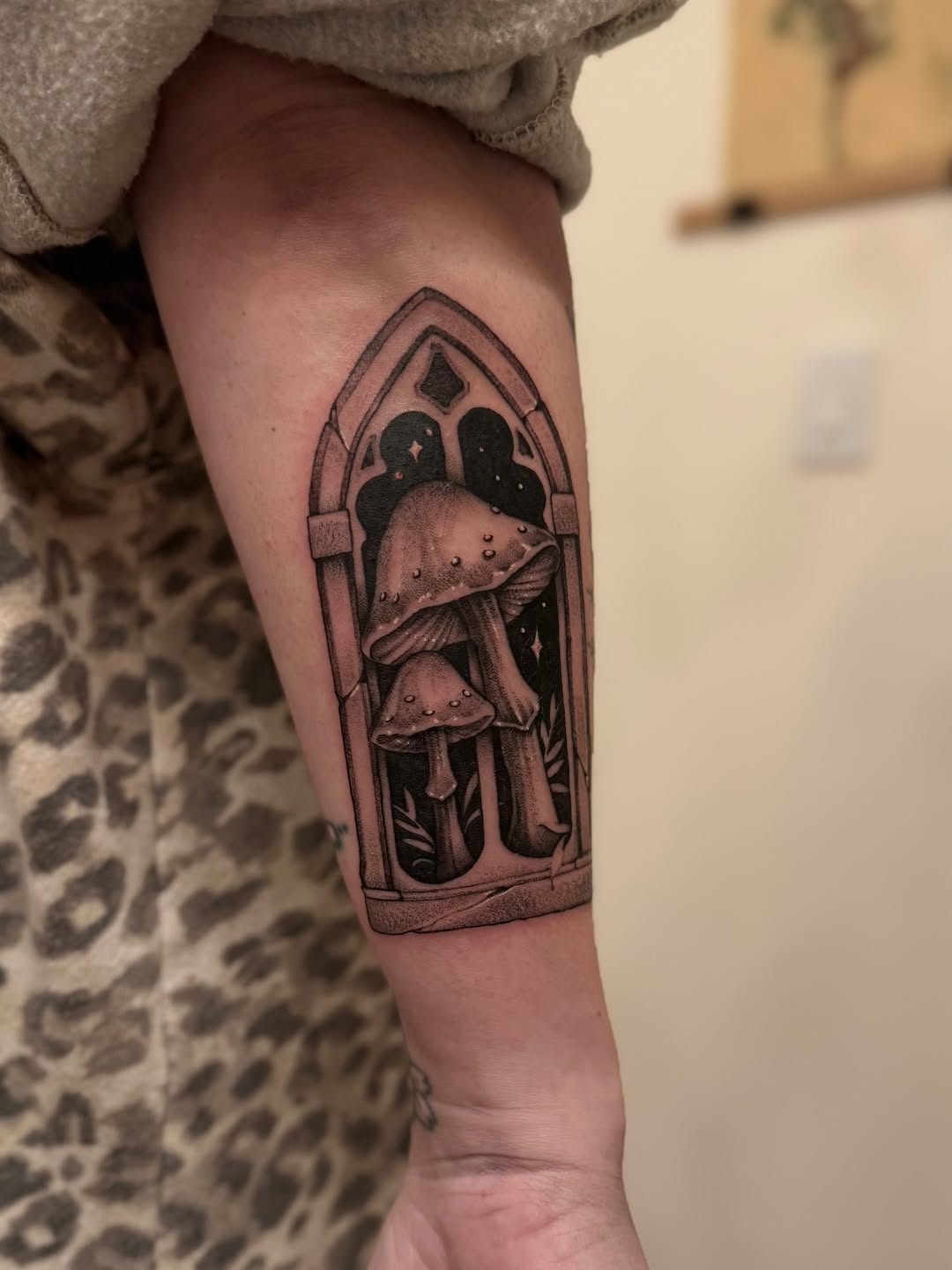 Tattoo by @morrisontattooer — black_and_grey, illustrative
