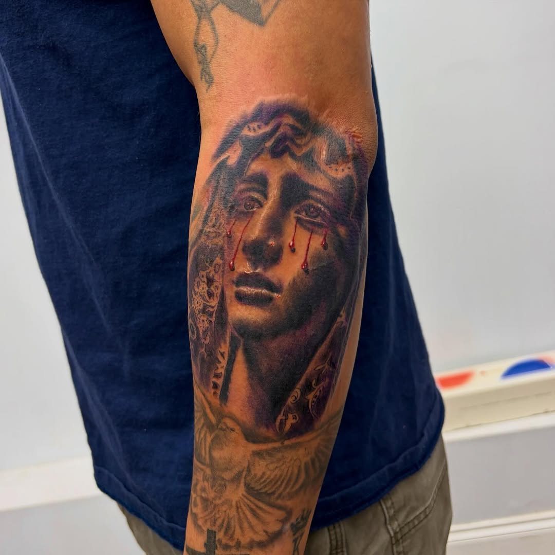 Tattoo by @zen_inkz — realism, black_and_grey