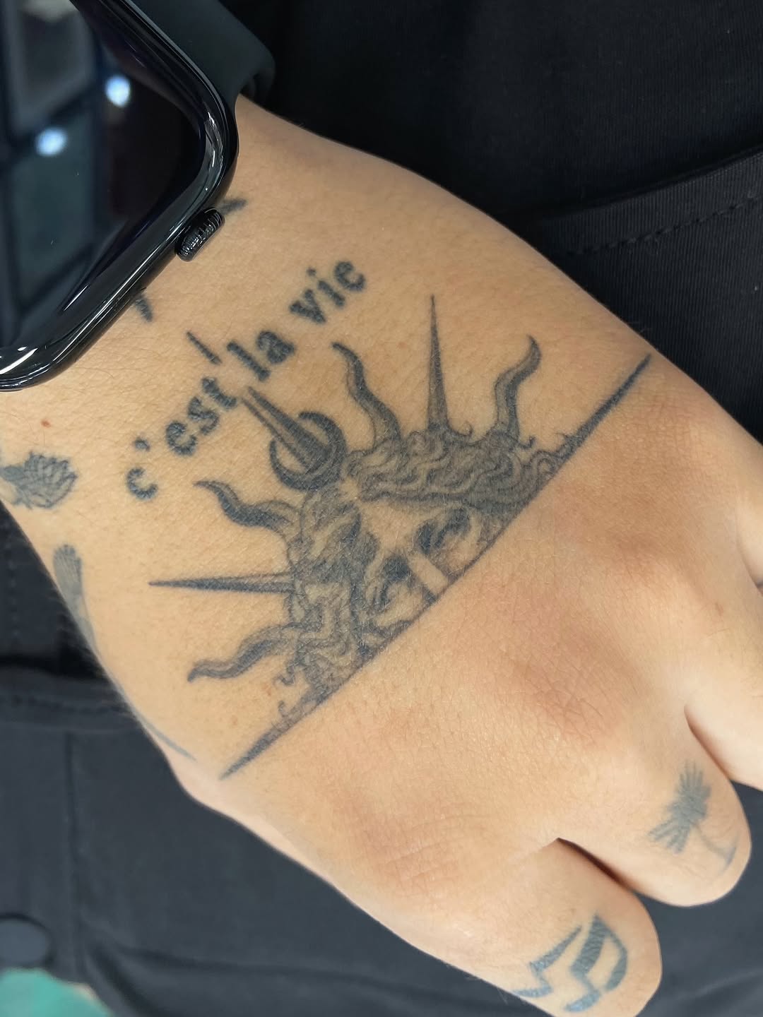 Tattoo by @clarenceworley — fine_line, black_and_grey