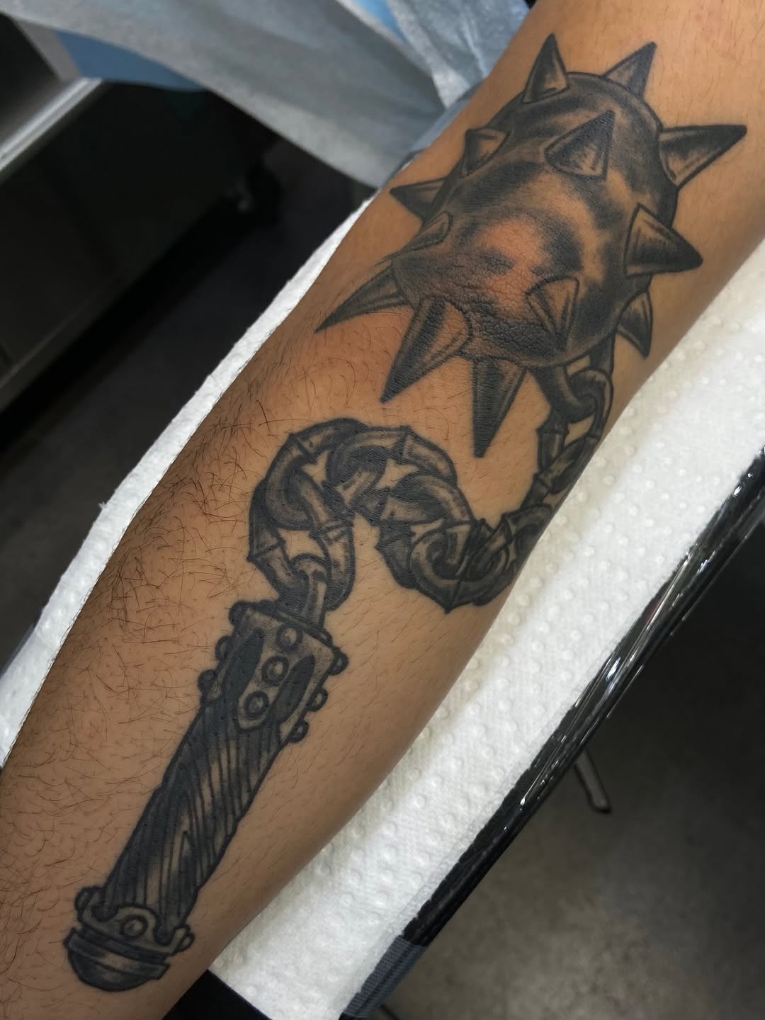Tattoo by @clarenceworley — black_and_grey, realism