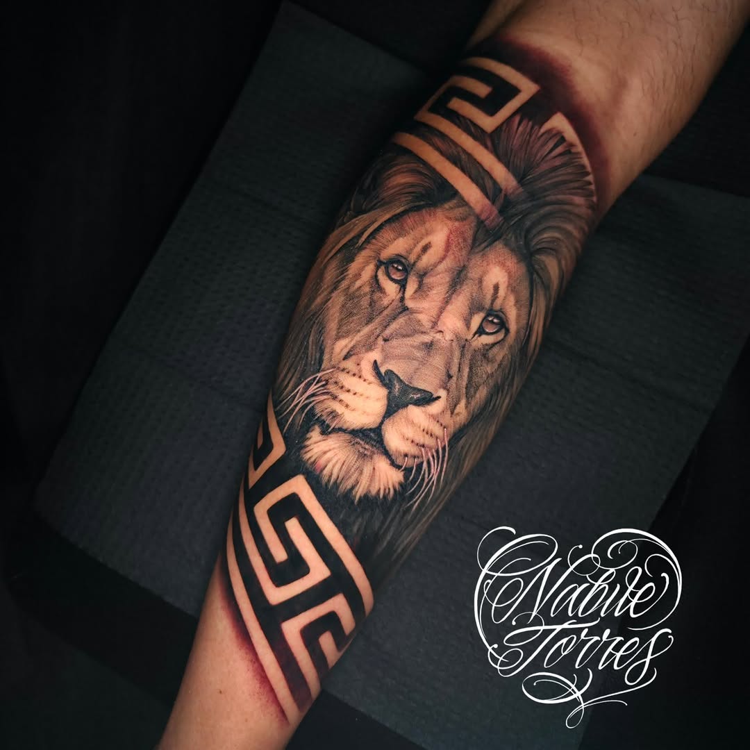 Tattoo by @nabiletorrestattoo — realism, black_and_grey