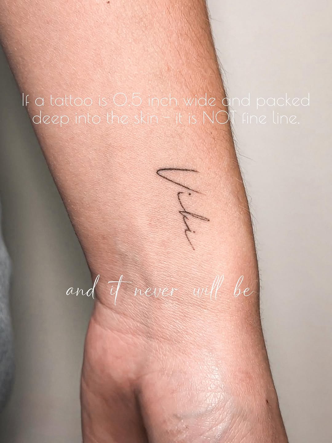 Tattoo by @zabi.tattoo — lettering_script, fine_line