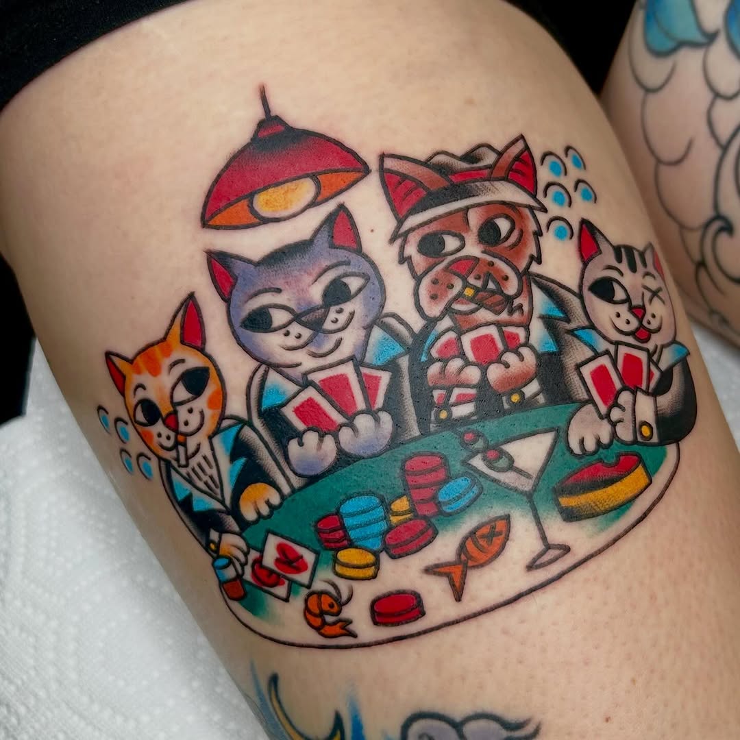 Tattoo by @bubblegum.lei — new_school