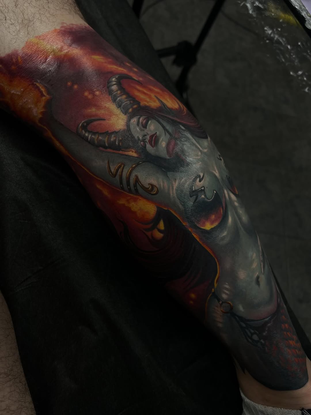 Tattoo by @howboutjesse_tattoos โ realism, dark_realism