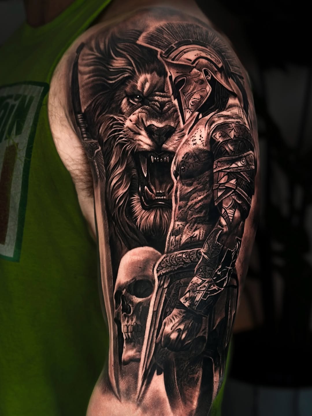 Tattoo by @nathan_inkk — realism, black_and_grey