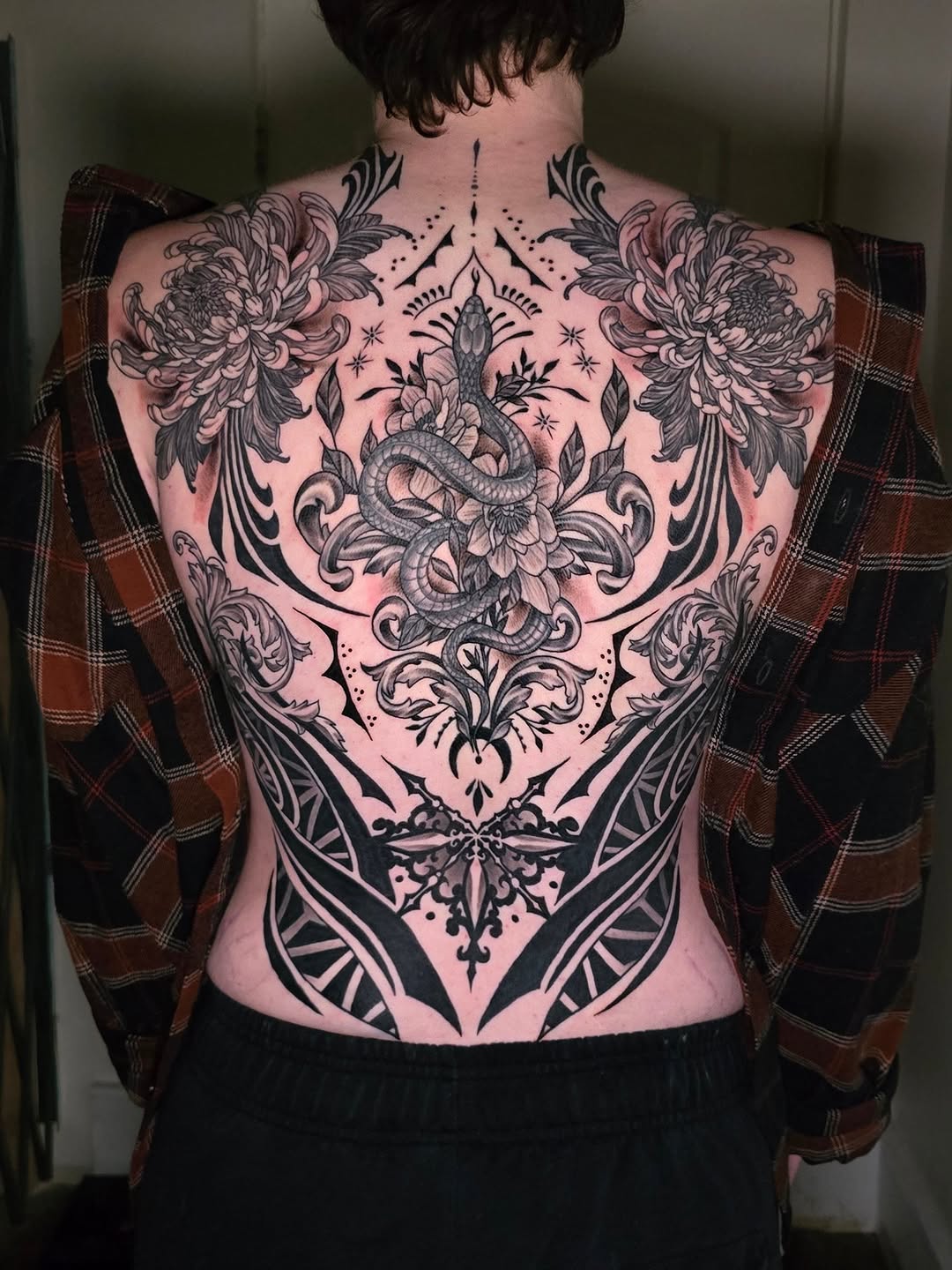 Tattoo by @jackart13 — blackwork, illustrative