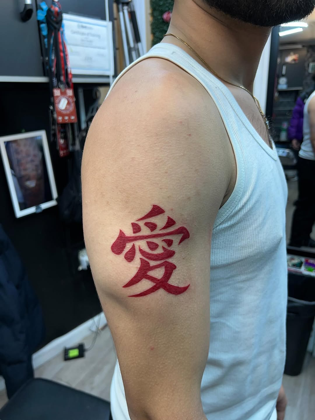 Tattoo by @leftnito โ lettering_script