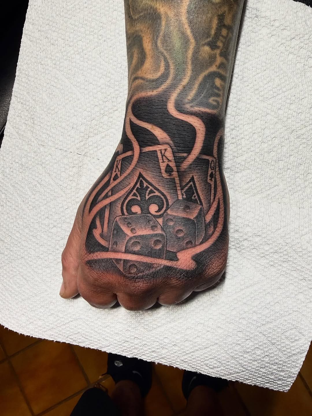 Tattoo by @jay723 — black_and_grey, realism
